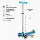 Самокат Micro серии Maxi Deluxe Glow LED Plus" - Синий хрусталь" - MMD377_7.jpg - № 7