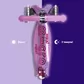 Самокат Micro серії Maxi Deluxe Glow LED Plus" - Сяйнисто-пурпуровий" - MMD378_6.jpg - № 6