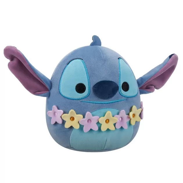 М'яка іграшка Squishmallows серії Disney" - Стіч в гавайських леях (17 см)"