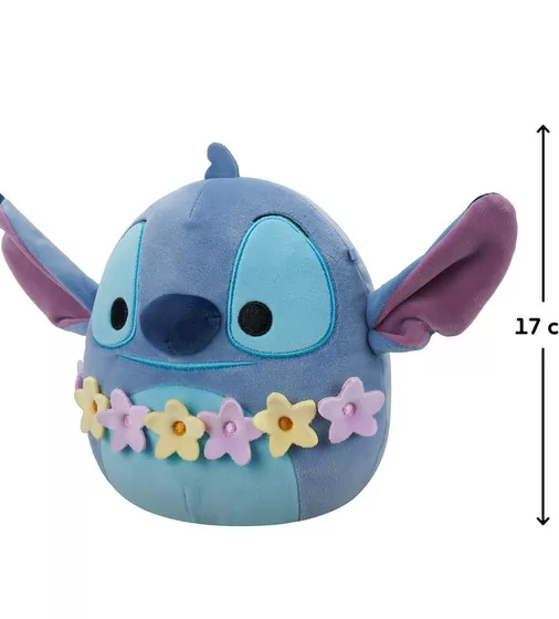 М'яка іграшка Squishmallows серії Disney" - Стіч в гавайських леях (17 см)" - SQDI00731_2.jpg - № 2