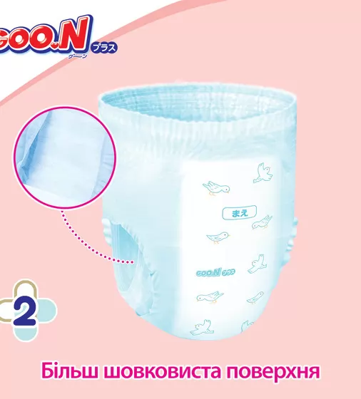 Трусики-подгузники Goo.N Plus для детей (размер 3(M), 6-12 кг, 104 шт) - 21001085-2_5.jpg - № 5