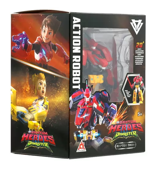 Фігурка Dinoster - Раптор Трон (12,7 см, з аксес.) - EU580872_6.jpg - № 6