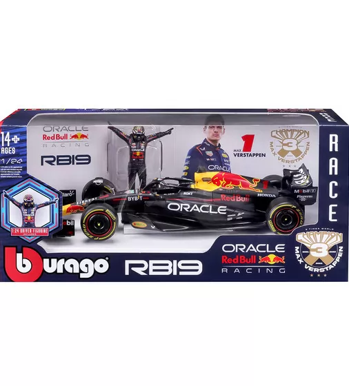 Автомодель з фігуркою - Red Bull Racing RB19 (1:24) - 18-28036_6.jpg - № 6