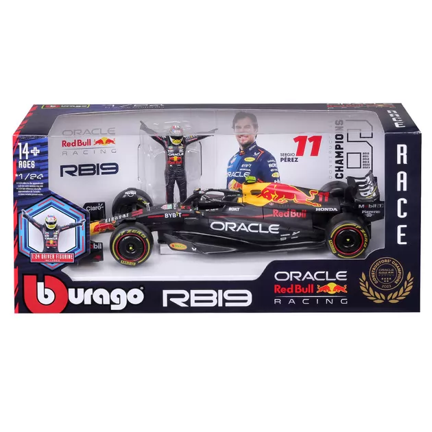 Автомодель з фігуркою - Red Bull Racing RB19 (1:24)