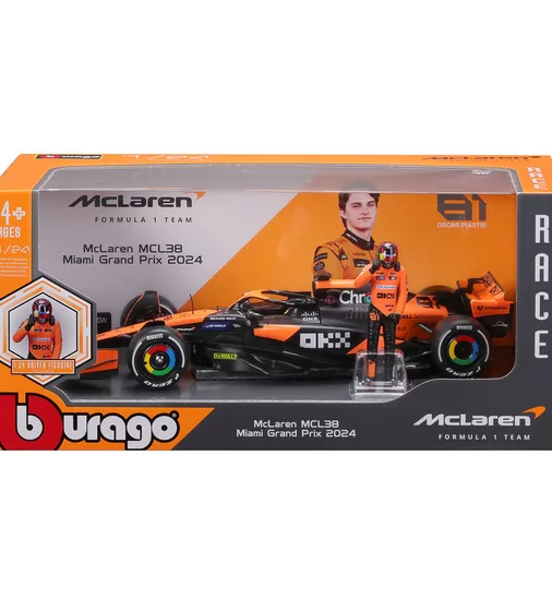 Автомодель з фігуркою - McLaren MCL38 (1:24) - 18-28040_11.jpg - № 11