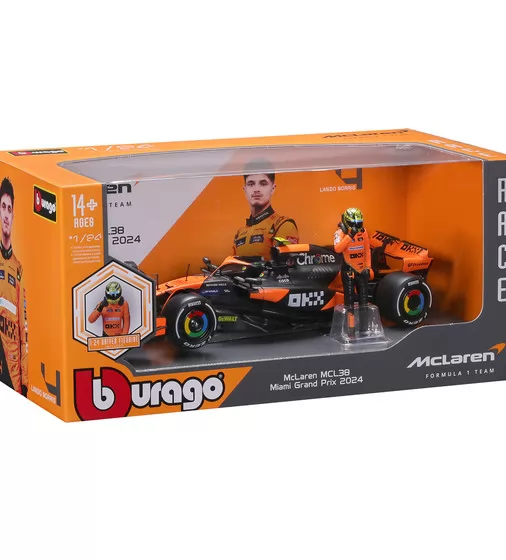 Автомодель з фігуркою - McLaren MCL38 (1:24) - 18-28040_7.jpg - № 7