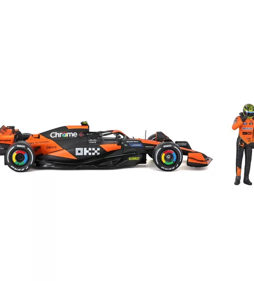 Автомодель з фігуркою - McLaren MCL38 (1:24) - 18-28040_4.jpg - № 4