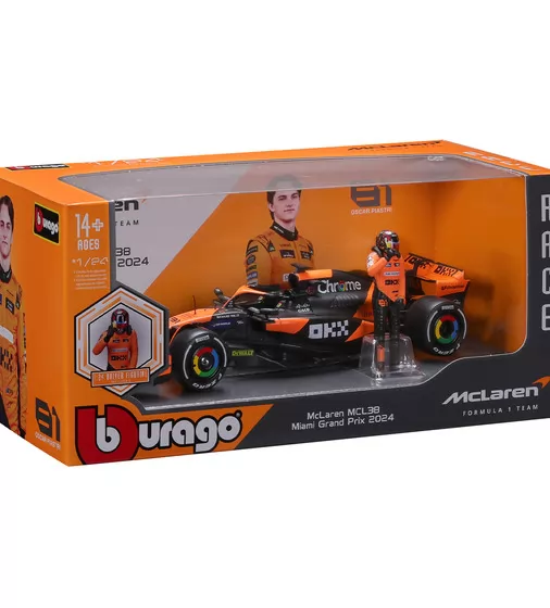 Автомодель з фігуркою - McLaren MCL38 (1:24) - 18-28040_12.jpg - № 12