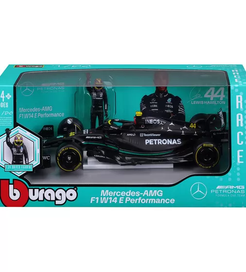 Автомодель з фігуркою - Mercedes-AMG F1 W14 E Performance (1:24) - 18-28037_5.jpg - № 5