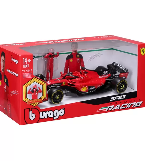 Автомодель з фігуркою - Ferrari SF-23 (1:24) - 18-26809_6.jpg - № 6