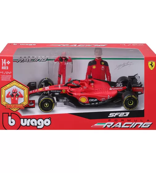 Автомодель з фігуркою - Ferrari SF-23 (1:24) - 18-26809_5.jpg - № 5