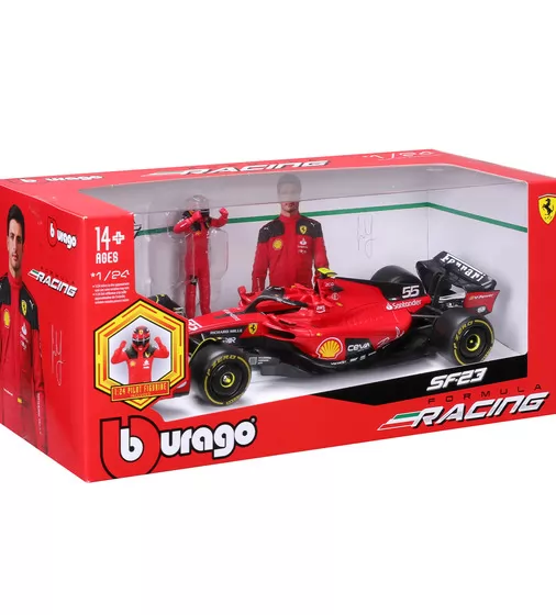 Автомодель з фігуркою - Ferrari SF-23 (1:24) - 18-26809_11.jpg - № 11