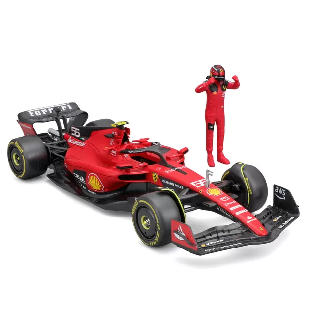 Автомодель з фігуркою - Ferrari SF-23 (1:24)