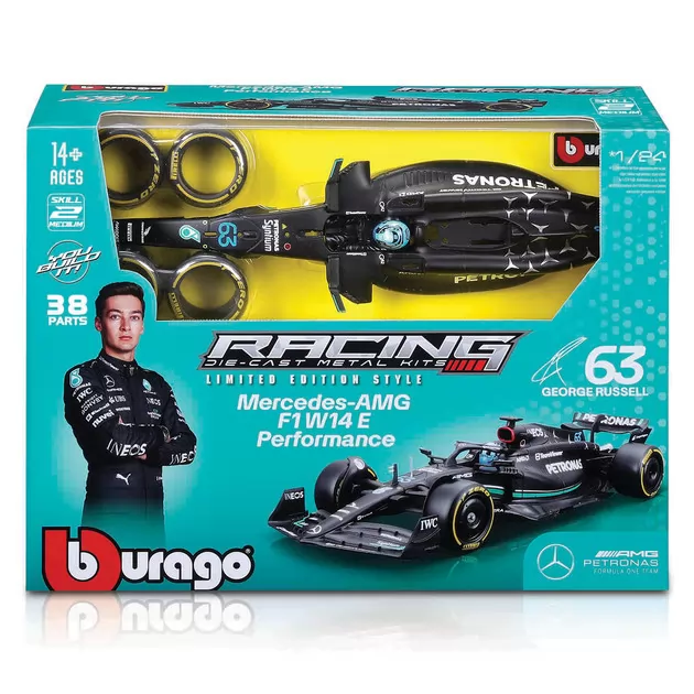 Авто-конструктор - Mercedes-AMG F1 W14 Performance (1:24) (#44)