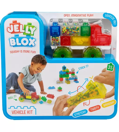 Сенсорний конструктор Jelly Blox - Машинка Врум-врум! - 931694_1.jpg - № 1
