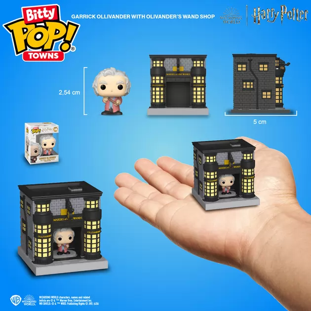 Набір фігурок Bitty Pop! Town серії Гаррі Поттер - Олівандер і крамниця чарівних паличок