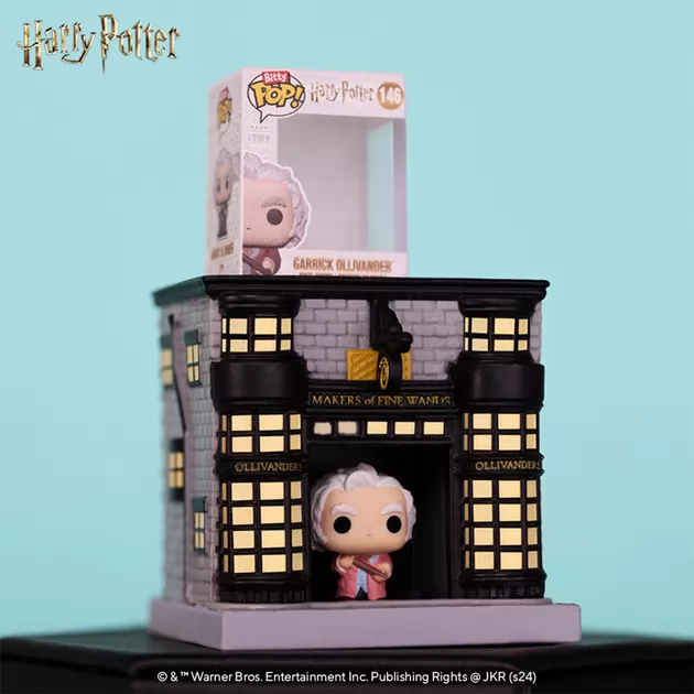 Набір фігурок Bitty Pop! Town серії Гаррі Поттер - Олівандер і крамниця чарівних паличок