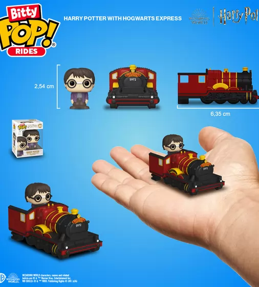 Набір фігурок Bitty Pop! Ride - Гаррі Поттер і Гоґвортський експрес - 83622_3.jpg - № 3
