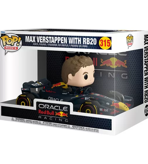 Игровая фигурка Funko POP! Rides серии Формула-1 &ndash; Макс Ферстаппен с RB20 - 83921_1.jpg - № 1