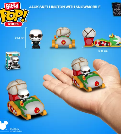 Набір фігурок Bitty Pop! Ride - Джек Скеллінгтон і снігохід - 83624_3.jpg - № 3