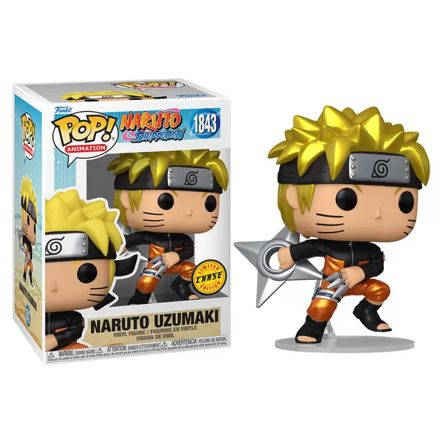 Игровая фигурка Funko POP! - Наруто с кунаями и сюрикэном (w/CH)