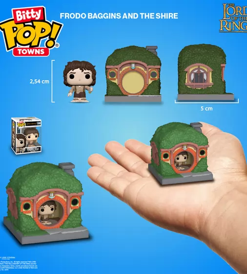 Набір фігурок Bitty POP! Town - Фродо Беггінс і хатинка - 83685_3.jpg - № 3