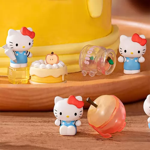 Hello Kitty センチメントKT クリアキューブ根付け ヨイショ〜‼︎ Фигурка-сюрприз Pop Top Hello Kitty – Яблочный воркшоп за 199.00