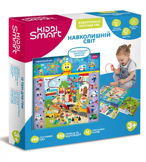 Электронная логическая игра Kiddi Smart &ndash; Викторина Окружающий мир" S2" - 157-A-0022-UA_1.jpg - № 1