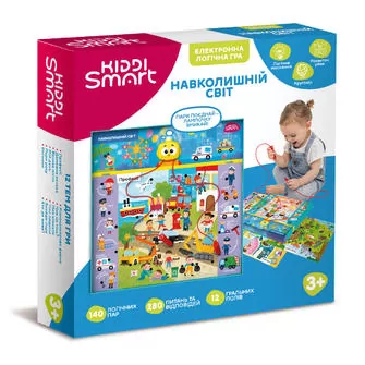 Электронная логическая игра Kiddi Smart – Викторина Окружающий мир