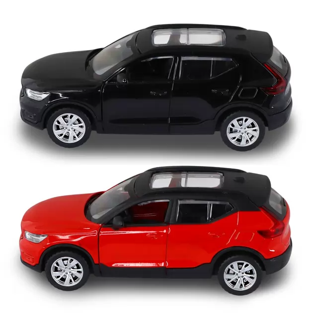 Автомодель &ndash; Volvo XC40 (красный, черный)
