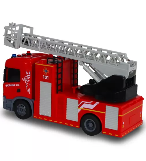 Автомодель серії Big Truck" &ndash; Пожежна машина Scania (світло, звук, функ. води)" - 6407KS_3.jpg - № 3
