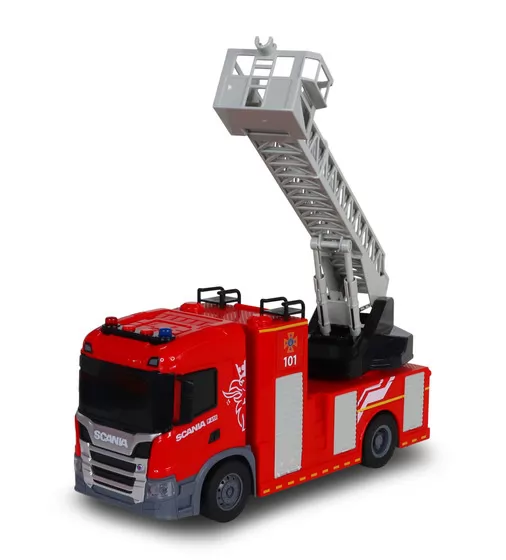 Автомодель серії Big Truck" &ndash; Пожежна машина Scania (світло, звук, функ. води)" - 6407KS_7.jpg - № 7