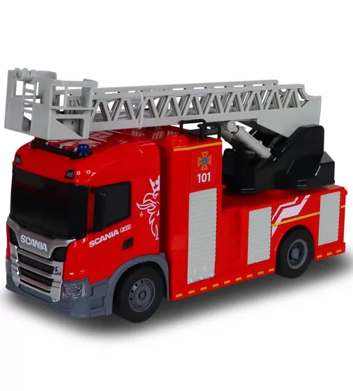 Автомодель серії Big Truck" &ndash; Пожежна машина Scania (світло, звук, функ. води)" - 6407KS_1.jpg - № 1