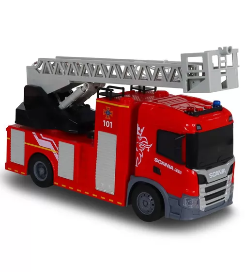 Автомодель серії Big Truck" &ndash; Пожежна машина Scania (світло, звук, функ. води)" - 6407KS_6.jpg - № 6