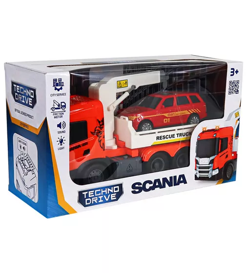 Ігровий набір серії Big Truck" &ndash; Евакуатор Scania з машиною (світло, звук)" - 6408KS_13.jpg - № 13