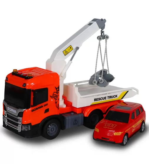 Ігровий набір серії Big Truck" &ndash; Евакуатор Scania з машиною (світло, звук)" - 6408KS_7.jpg - № 7