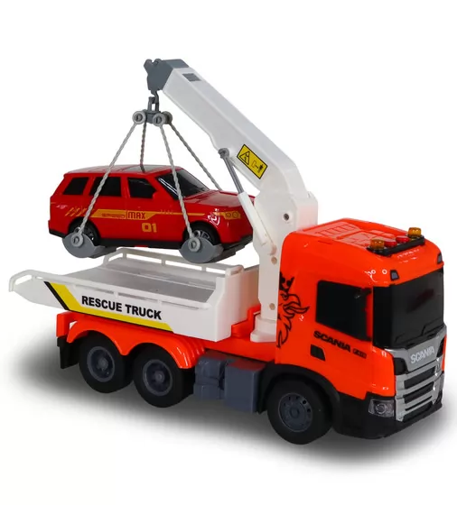 Ігровий набір серії Big Truck" &ndash; Евакуатор Scania з машиною (світло, звук)" - 6408KS_6.jpg - № 6