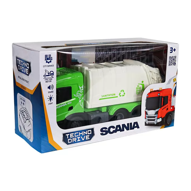 Автомодель серії Big Truck" &ndash; Сміттєвоз Scania (світло, звук)"
