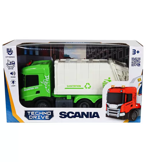 Автомодель серії Big Truck" &ndash; Сміттєвоз Scania (світло, звук)" - 6410KS_12.jpg - № 12