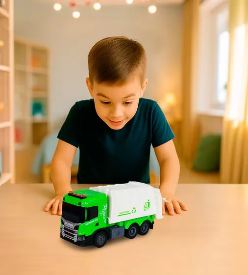 Автомодель серії Big Truck" &ndash; Сміттєвоз Scania (світло, звук)" - 6410KS_9.jpg - № 9