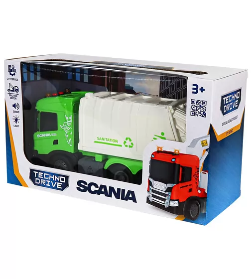 Автомодель серії Big Truck" &ndash; Сміттєвоз Scania (світло, звук)" - 6410KS_11.jpg - № 11