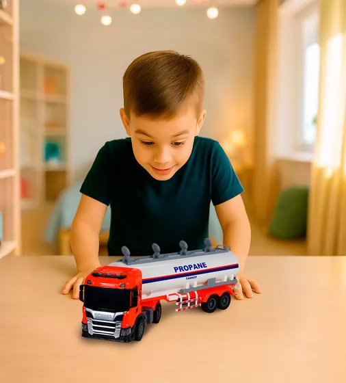 Автомодель серии Large Truck" &ndash; Автоцистерна Scania (свет, звук)" - 6418KS_9.jpg - № 9