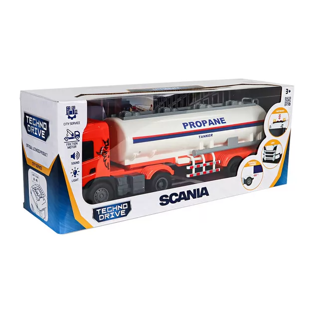 Автомодель серии Large Truck" &ndash; Автоцистерна Scania (свет, звук)"