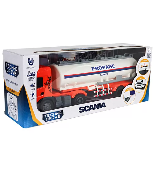 Автомодель серии Large Truck" &ndash; Автоцистерна Scania (свет, звук)" - 6418KS_13.jpg - № 13