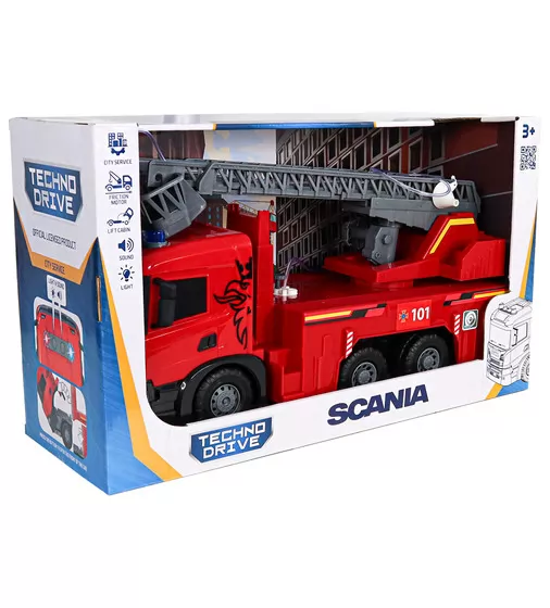 Автомодель серії Super Big Truck" &ndash; Пожежна машина Scania (світло, звук, функ. води)" - 5005KS_13.jpg - № 13
