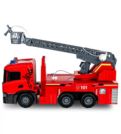 Автомодель серії Super Big Truck" &ndash; Пожежна машина Scania (світло, звук, функ. води)" - 5005KS_2.jpg - № 2
