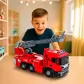 Автомодель серії Super Big Truck" &ndash; Пожежна машина Scania (світло, звук, функ. води)" - 5005KS_9.jpg - № 9