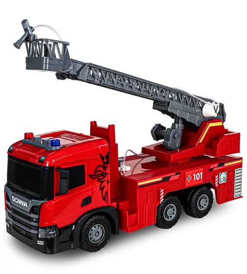Автомодель серії Super Big Truck" &ndash; Пожежна машина Scania (світло, звук, функ. води)" - 5005KS_1.jpg - № 1