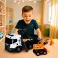 Игровой набор серии Super Big Truck" &ndash; Автокран Scania с экскаватором (свет, звук)" - 5004KS_9.jpg - № 9
