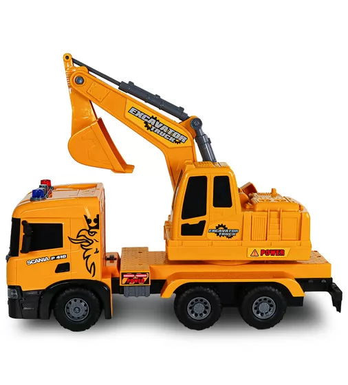 Автомодель серії Super Big Truck" &ndash; Екскаватор Scania (світло, звук)" - 5006KS_3.jpg - № 3